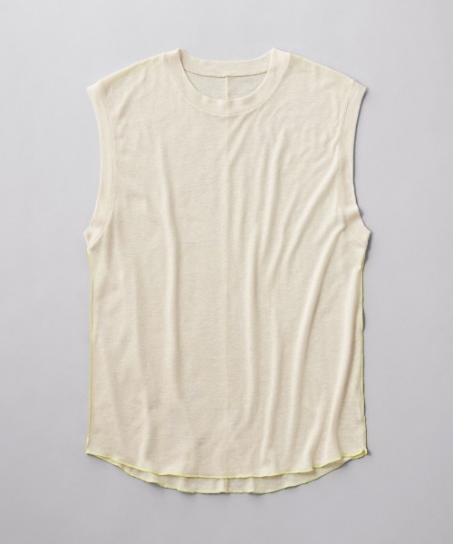 Tuche(トゥシェ)の「Tuche/トゥシェ 7DAYS LOOKS シアーノースリーブ(Tシャツ/カットソー・レディース・ブラック/ホワイト系その他・MEDIUM/LARGE)」の7枚目の写真