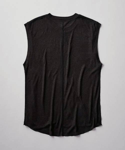 Tuche(トゥシェ)の「Tuche/トゥシェ 7DAYS LOOKS シアーノースリーブ(Tシャツ/カットソー・レディース・ブラック/ホワイト系その他・MEDIUM/LARGE)」の5枚目の写真