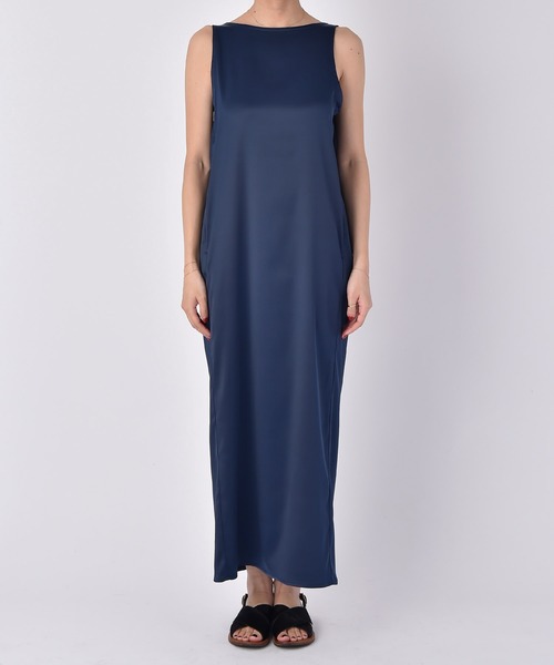 セール】バックオープンサテンワンピース（ワンピース）｜AKTE（アクテ  