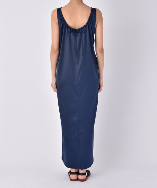 セール】バックオープンサテンワンピース（ワンピース）｜AKTE（アクテ  