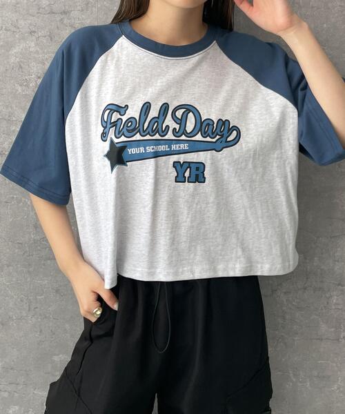 【MARITHE】★関税込★レギュラーロゴラグランクロップTシャツ RODEO CROWNS WIDE BOWL | GOOD OLDラグラントップス (Tシャツ