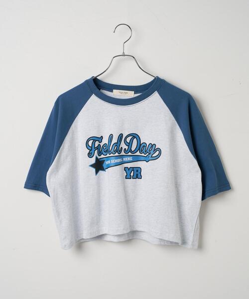 セール】クロップドラグラントップス（Tシャツ/カットソー