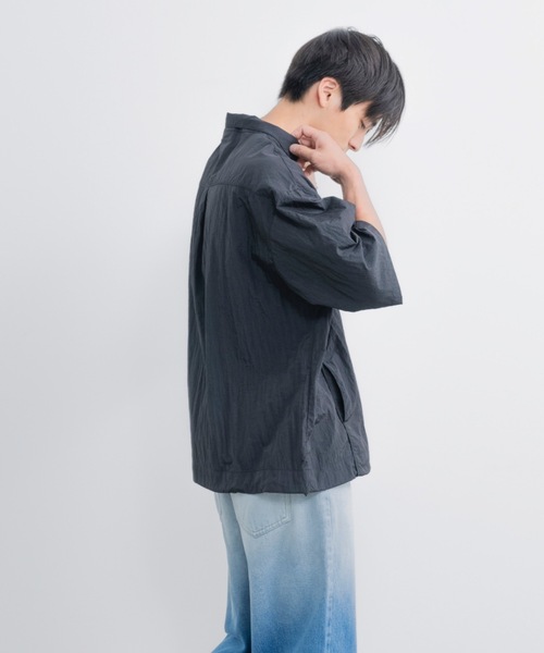 SINSS（シンス）の「Loose fit nylon tech HS shirt / ルーズフィット