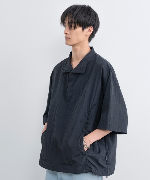 SINSS（シンス）の「Loose fit nylon tech HS shirt / ルーズフィット