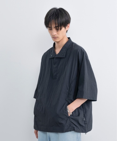 SINSS（シンス）の「Loose fit nylon tech HS shirt / ルーズフィット