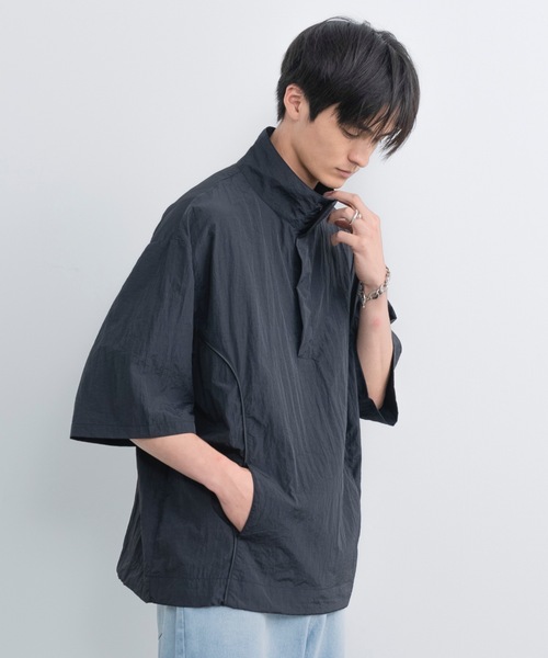 SINSS（シンス）の「Loose fit nylon tech HS shirt / ルーズフィット