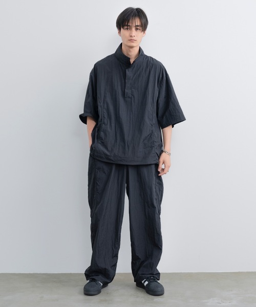 SINSS（シンス）の「Loose fit nylon tech HS shirt / ルーズフィット