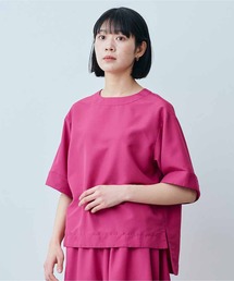 IEDIT（イディット）の「IEDIT 袖口デザインがポイント きれいめ布はくプルオーバー（Tシャツ/カットソー）」