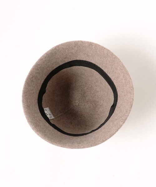 Ray BEAMS（レイビームス）の「ウール混 ハット（ハット・レディース・ブラック/ベージュ・ONE SIZE）」の7枚目の写真