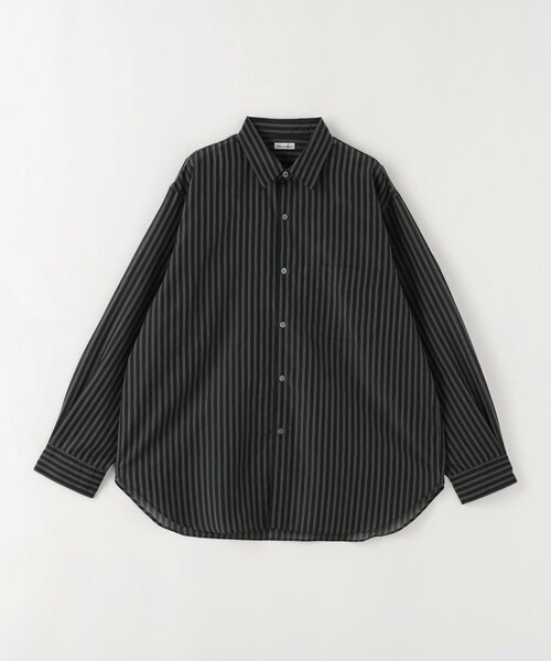 Steven Alan＞ 200⁄2 ロンドンストライプ レギュラーカラー シャツ