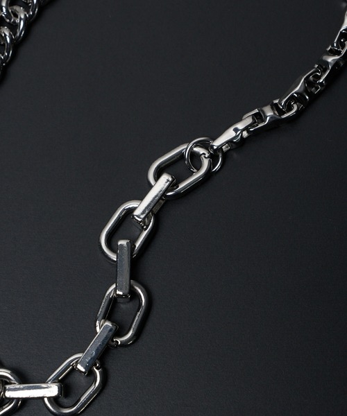 WEGO（ウィゴー）の「WEGO/ミックスチェーンネックレス（ネックレス・メンズ・その他1/その他2/その他3/その他4・FREE）」の13枚目の写真