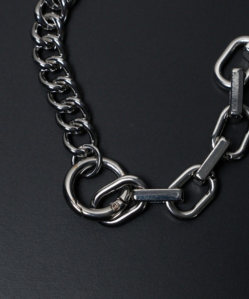 WEGO（ウィゴー）の「WEGO/ミックスチェーンネックレス（ネックレス・メンズ・その他1/その他2/その他3/その他4・FREE）」の14枚目の写真