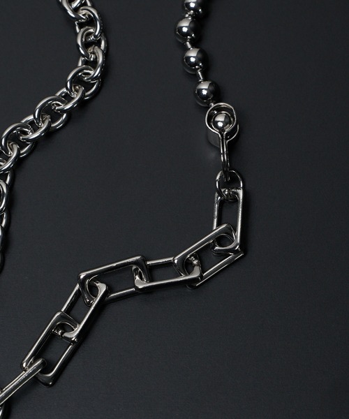 WEGO（ウィゴー）の「WEGO/ミックスチェーンネックレス（ネックレス・メンズ・その他1/その他2/その他3/その他4・FREE）」の7枚目の写真