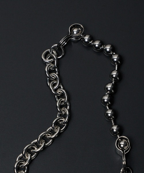 WEGO（ウィゴー）の「WEGO/ミックスチェーンネックレス（ネックレス・メンズ・その他1/その他2/その他3/その他4・FREE）」の8枚目の写真