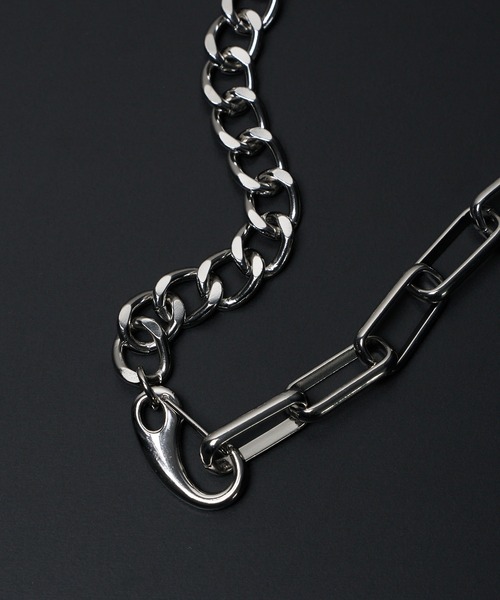 WEGO（ウィゴー）の「WEGO/ミックスチェーンネックレス（ネックレス・メンズ・その他1/その他2/その他3/その他4・FREE）」の9枚目の写真