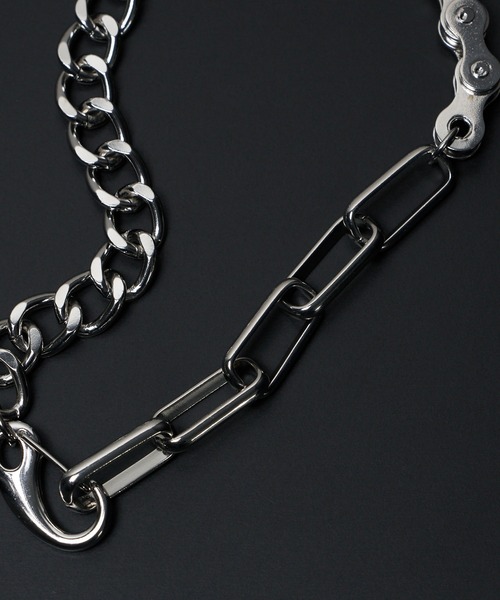 WEGO（ウィゴー）の「WEGO/ミックスチェーンネックレス（ネックレス・メンズ・その他1/その他2/その他3/その他4・FREE）」の10枚目の写真