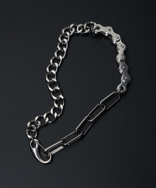 WEGO（ウィゴー）の「WEGO/ミックスチェーンネックレス（ネックレス・メンズ・その他1/その他2/その他3/その他4・FREE）」の20枚目の写真