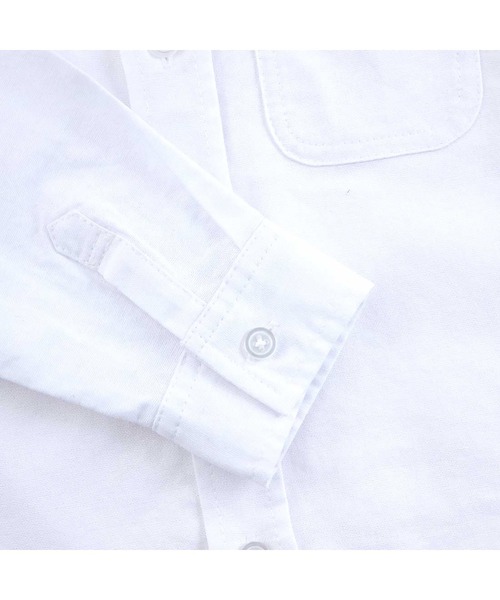 KP BOY（ケーピーボーイ）の「オックス無地ボタンダウン長袖シャツ(90～140)（シャツ/ブラウス・キッズ・ホワイト・90cm/100cm/110cm/120cm/130cm/140cm）」の9枚目の写真