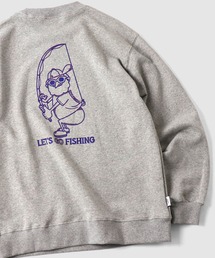 10.3oz  LET'S GO FISHINGスウェットシャツ