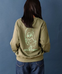 10.3oz  LET'S GO FISHINGスウェットシャツ