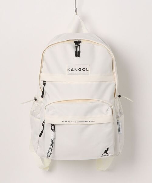 KANGOL / カンゴール 】 チャーム付き ボックスロゴ リュック