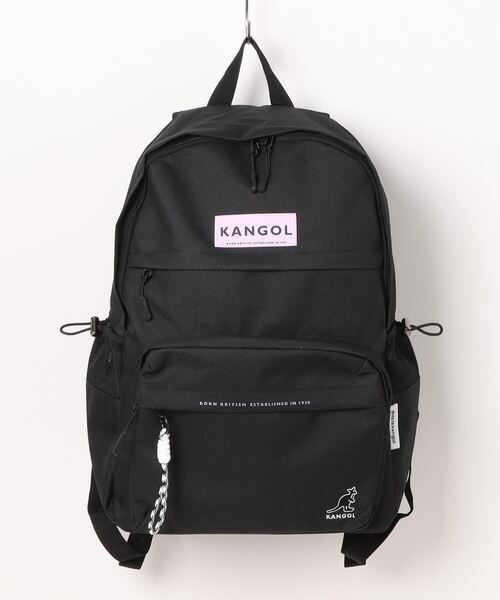 KANGOL(カンゴール)の「【 KANGOL / カンゴール 】 チャーム付き ボックスロゴ リュック(バックパック/リュック・メンズ・ブラック×パープル/グレー/オフホワイト/ブラック・FREE)」の10枚目の写真