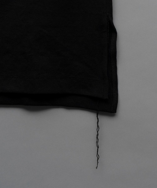 MAISON SPECIAL（メゾンスペシャル）の「《ユニセックスアイテム》Fraise Layered Square Tank Top/フライスレイヤードスクウェアタンクトップ【MAISON SPECIAL/メゾンスペシャル】（タンクトップ・メンズ・ホワイト/ブラック/グレー/チャコールグレー・1/2）」の6枚目の写真