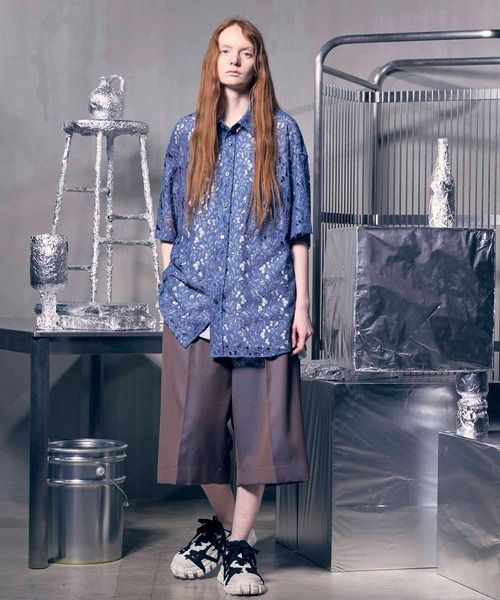 MAISON SPECIAL（メゾンスペシャル）の「《ユニセックスアイテム》Fraise Layered Square Tank Top/フライスレイヤードスクウェアタンクトップ【MAISON SPECIAL/メゾンスペシャル】（タンクトップ・メンズ・ホワイト/ブラック/グレー/チャコールグレー・1/2）」の14枚目の写真