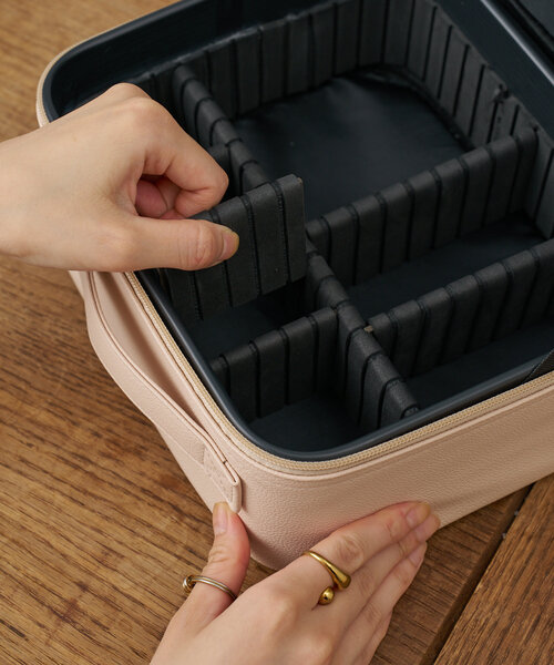 BIRTHDAY BAR（バースデイバー）の「MAKE BOX MIRROR　LEDライトミラー付きメイクボックス（ポーチ・レディース・ベージュ・0）」の17枚目の写真