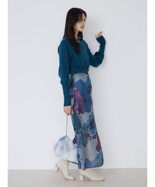 ペイントスカート人気商品‼️ セール】【WEB限定】ペイントシアースカート（スカート）｜MURUA