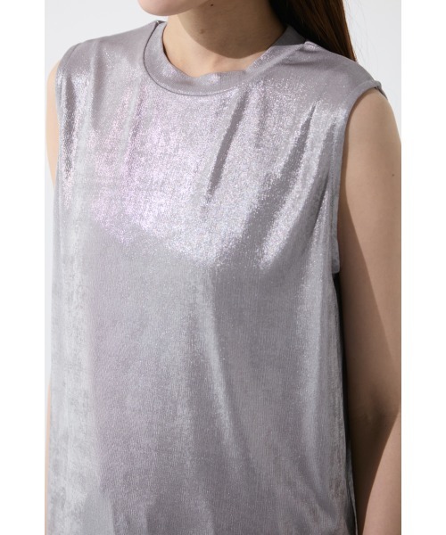 M.deux(エムドゥ)の「【シャイニープルオーバー】(Tシャツ/カットソー・レディース・オフホワイト/シルバー・MEDIUM)」の8枚目の写真