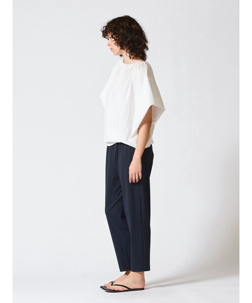 mizuiroind（ミズイロインド）の「mizuiro ind ストレッチレギンス（スラックス・レディース・ライトグレー/ネイビー/ホワイト/ブラック/ライトグレー系2・2）」の13枚目の写真