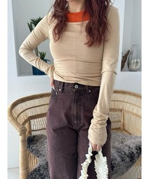 LILY BROWN | レイヤードセットカットソー(Tシャツ/カットソー)