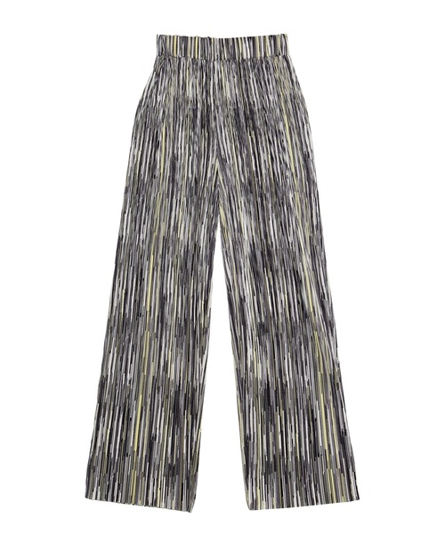 PUNYUS（プニュズ）の「セルフカット幾何学柄プリーツパンツ（その他パンツ・レディース・イエロー/オレンジ/ブルー・1/2/4/3）」の15枚目の写真