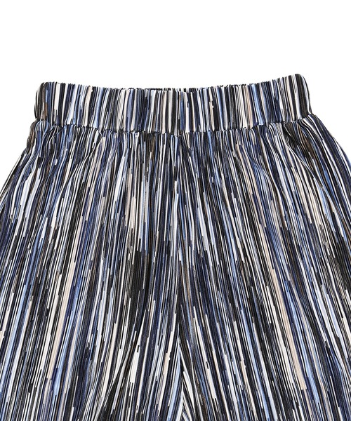 PUNYUS（プニュズ）の「セルフカット幾何学柄プリーツパンツ（その他パンツ・レディース・イエロー/オレンジ/ブルー・1/2/4/3）」の18枚目の写真