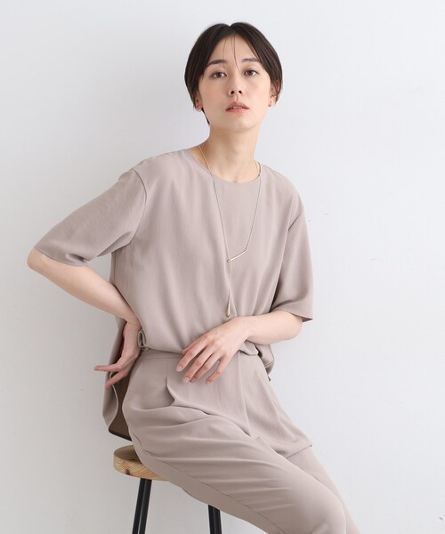 INDIVI(インディヴィ)の「◆【洗える/UVケア/SETUP可能】バックシャンブラウス(シャツ/ブラウス・レディース・ブラック/ベージュ系5/ブルー系その他7・40/38/19/15 /13/05)」の21枚目の写真