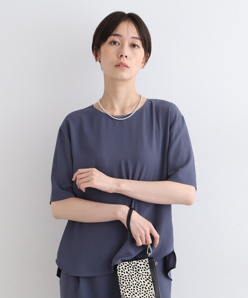 INDIVI(インディヴィ)の「◆【洗える/UVケア/SETUP可能】バックシャンブラウス(シャツ/ブラウス・レディース・ブラック/ベージュ系5/ブルー系その他7・40/38/19/15 /13/05)」の17枚目の写真