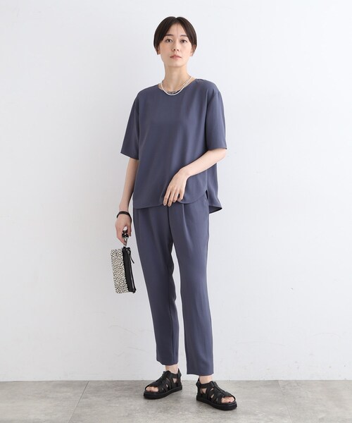 INDIVI(インディヴィ)の「◆【洗える/UVケア/SETUP可能】バックシャンブラウス(シャツ/ブラウス・レディース・ブラック/ベージュ系5/ブルー系その他7・40/38/19/15 /13/05)」の15枚目の写真