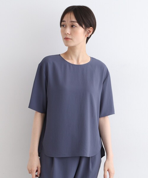 INDIVI(インディヴィ)の「◆【洗える/UVケア/SETUP可能】バックシャンブラウス(シャツ/ブラウス・レディース・ブラック/ベージュ系5/ブルー系その他7・40/38/19/15 /13/05)」の13枚目の写真