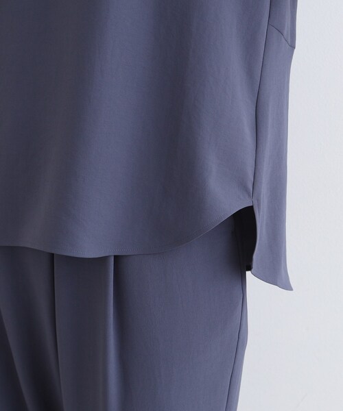 INDIVI(インディヴィ)の「◆【洗える/UVケア/SETUP可能】バックシャンブラウス(シャツ/ブラウス・レディース・ブラック/ベージュ系5/ブルー系その他7・40/38/19/15 /13/05)」の7枚目の写真