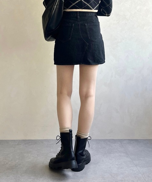 ORiental TRaffic（オリエンタルトラフィック）の「【 美脚　】レース アップ 厚底 ブーツ 41401（ブーツ・レディース・ブラウン/ブラック・SS/S/M/L/LL/3L）」の19枚目の写真