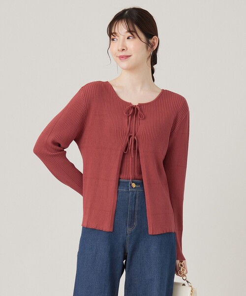 any SiS（エニィスィス）の「【2SET】リボンカーデツイン ニット