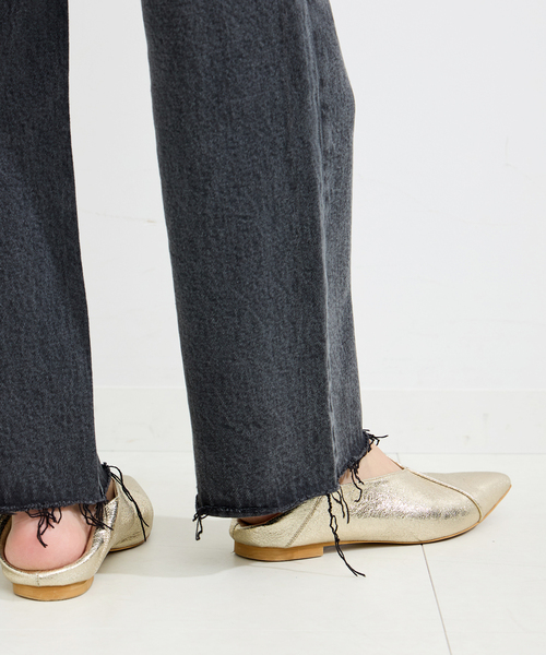 B.C STOCK（ベーセーストック）の「2WAYポインテッドシューズ（スリッポン・レディース・ゴールド/ブラック/シルバー・SMALL/MEDIUM/LARGE）」の13枚目の写真