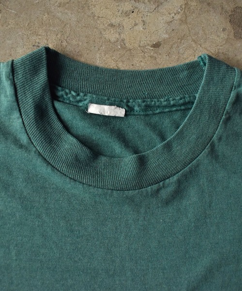 VINTAGE(ヴィンテージ)の「【ヴィンテージ古着】80-90’s ベーシック ポケットTシャツ(Tシャツ/カットソー・メンズ・グリーン・MEDIUM)」の3枚目の写真