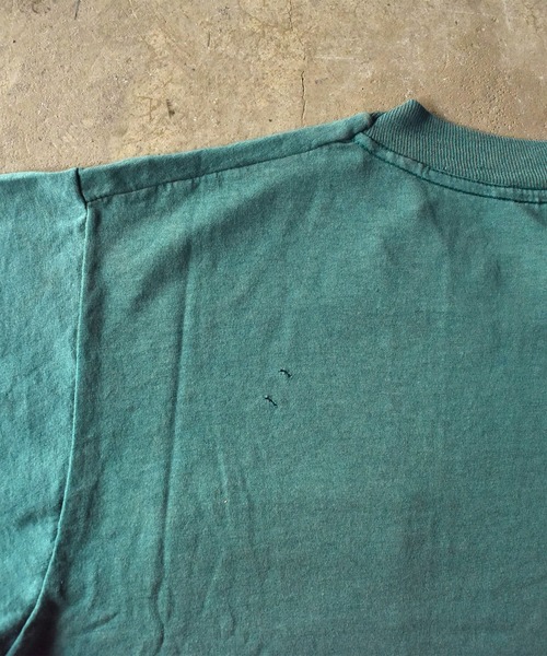 VINTAGE(ヴィンテージ)の「【ヴィンテージ古着】80-90’s ベーシック ポケットTシャツ(Tシャツ/カットソー・メンズ・グリーン・MEDIUM)」の9枚目の写真