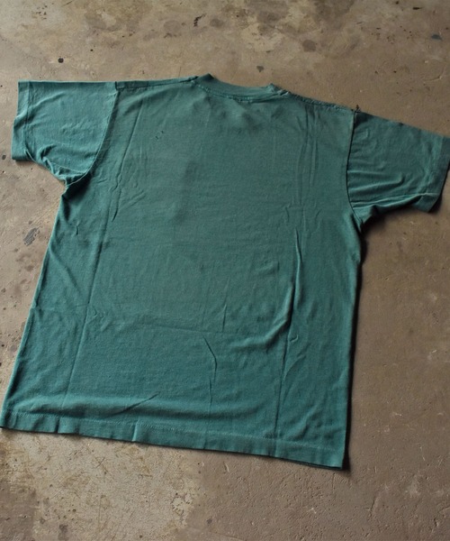 VINTAGE(ヴィンテージ)の「【ヴィンテージ古着】80-90’s ベーシック ポケットTシャツ(Tシャツ/カットソー・メンズ・グリーン・MEDIUM)」の8枚目の写真