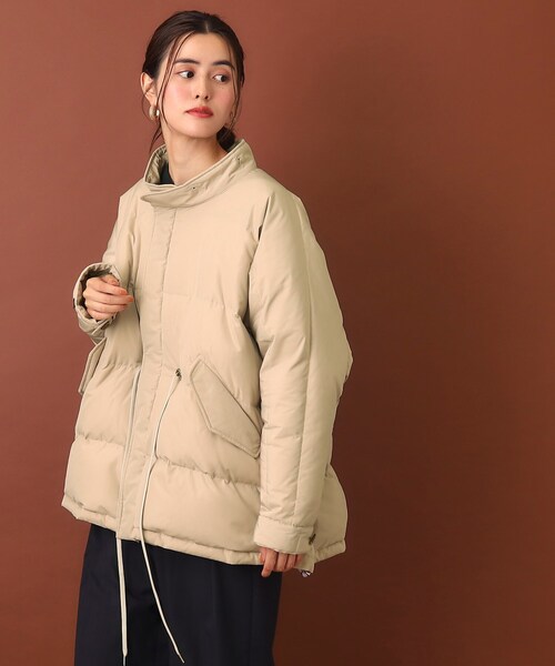 VACHEMENT（ヴァシュモン）の「VACHEMENT（ヴァシュモン）ハイカウントタフタダウン（ダウンジャケット/コート・レディース・ナチュラル/ブラック・00）」の8枚目の写真