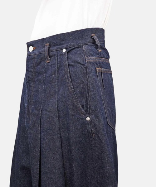 SHINYAKOZUKA（シンヤコヅカ）の「【SHINYAKOZUKA】 ORDINARY CITY BAGGY（デニムパンツ・メンズ・ブラック/インディゴブルー・X-SMALL/SMALL）」の6枚目の写真