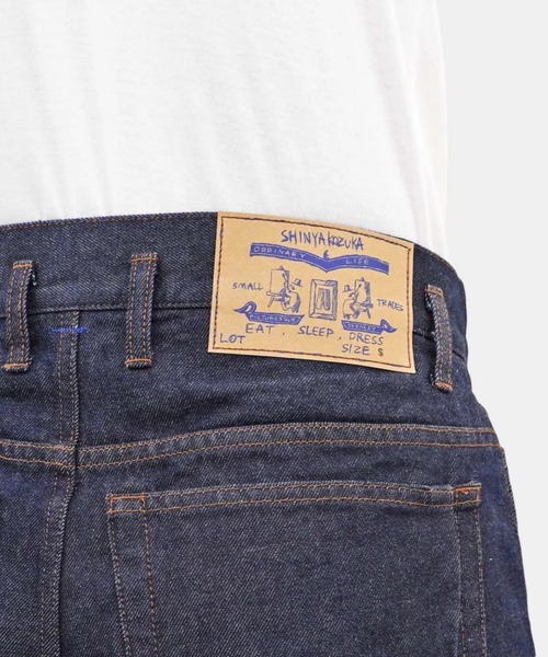 SHINYAKOZUKA（シンヤコヅカ）の「【SHINYAKOZUKA】 ORDINARY CITY BAGGY（デニムパンツ・メンズ・ブラック/インディゴブルー・X-SMALL/SMALL）」の8枚目の写真