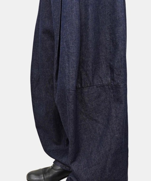 SHINYAKOZUKA（シンヤコヅカ）の「【SHINYAKOZUKA】 ORDINARY CITY BAGGY（デニムパンツ・メンズ・ブラック/インディゴブルー・X-SMALL/SMALL）」の9枚目の写真